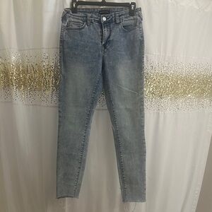 True Religion Faded Blue Skinny Jeans
